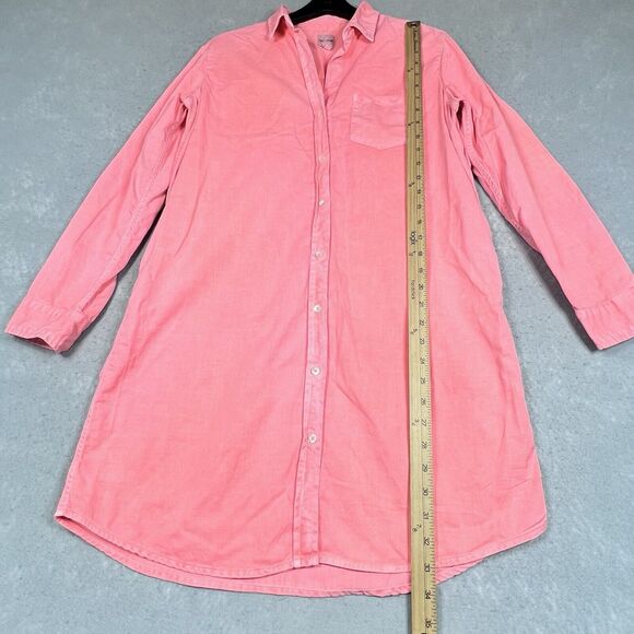Nic+Zoe Dress Womens Small Pink Summer Day Tunic Shirt Midi Dress Long Sleeves - Picture 6 of 11